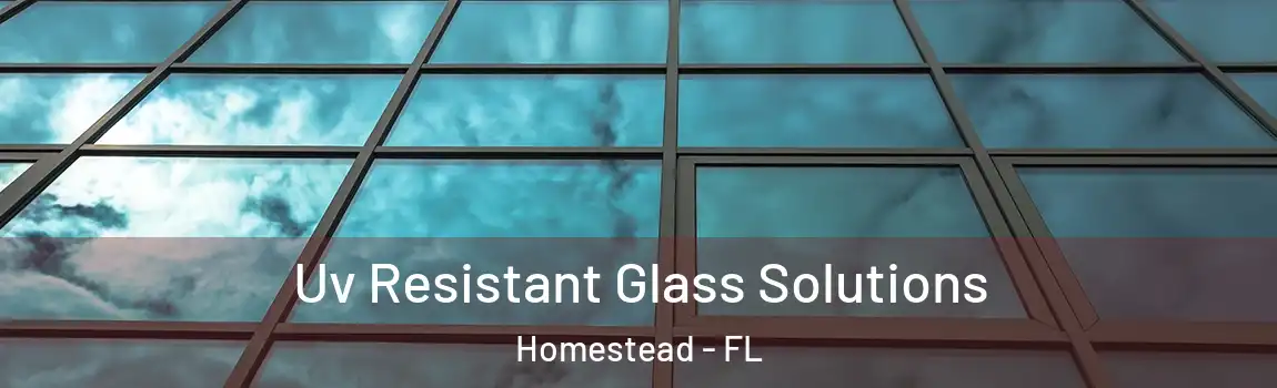 Uv Resistant Glass Solutions Homestead - FL